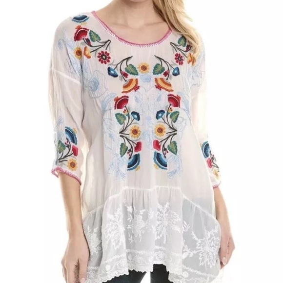 New with tags Johnny Was tunic blouse - Picture 3 of 16